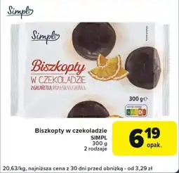 Globi Biszkopty w czekoladzie SIMPL oferta