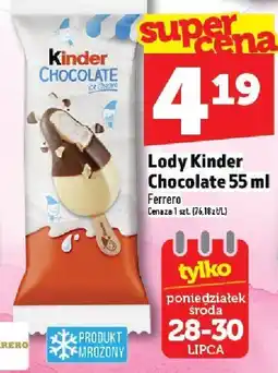 Topaz Lody Kinder Chocolate Ferrero oferta