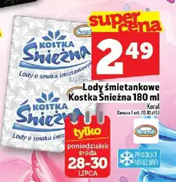 Topaz Lody śmietankowe Kostka Śnieżna Koral oferta