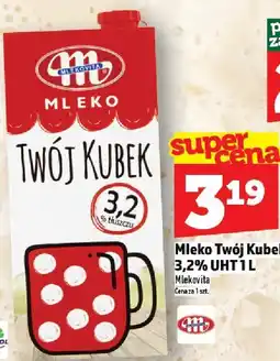 Topaz Mleko Twój Kubek UHT Mlekovita oferta
