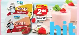 Topaz Serek homogenizowany waniliowy/truskawkowy Rolmlecz oferta
