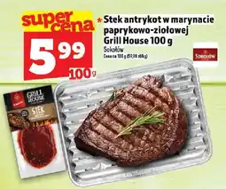Topaz Stek antrykot w marynacie paprykowo-ziołowej Grill House Sokołów oferta