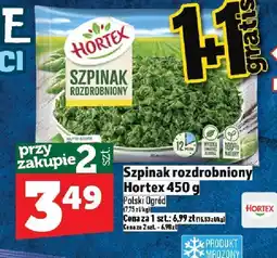 Topaz Szpinak rozdrobniony Hortex oferta