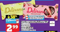 Topaz Ciastka z galaretką Delisana Biscuit International oferta