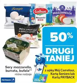 Carrefour Sery mozarella, burrata, bufala oferta