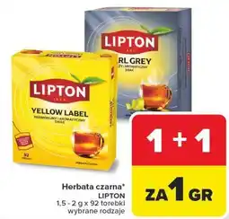 Carrefour Herbata czarna Lipton oferta