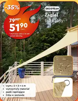 Biedronka DECOTEAM Żagiel trójkątny oferta