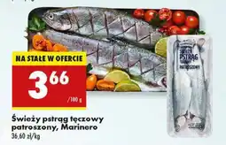 Biedronka Ryba świeży pstrąg tęczowy patroszony, Marinero oferta
