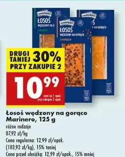 Biedronka Łosoś wędzony na gorąco Marinero oferta