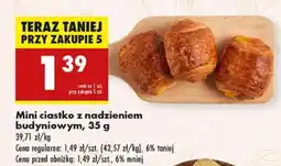 Biedronka Mini ciastko z nadzieniem budyniowym Biedronka oferta
