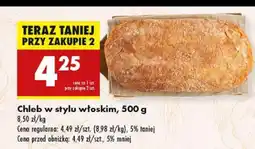 Biedronka Chleb w stylu włoskim Biedronka oferta