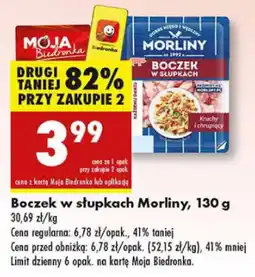 Biedronka Boczek w słupkach Morliny oferta