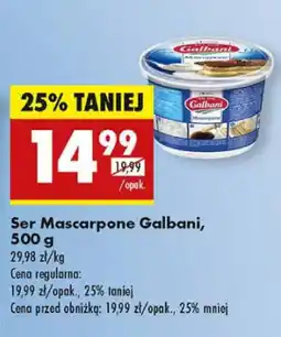 Biedronka Ser Mascarpone Galbani oferta