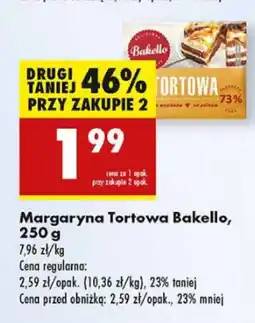 Biedronka Margaryna Tortowa Bakello oferta