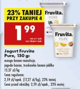 Biedronka Jogurt Fruvita Pure oferta