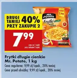 Biedronka Frytki długie cienkie Mr. Potato oferta