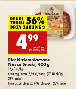 Biedronka Placki ziemniaczane Nasze Smaki oferta