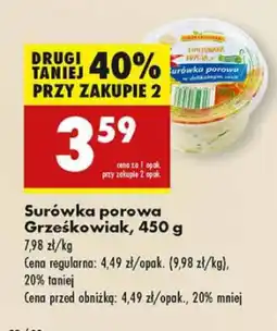 Biedronka Surówka porowa Grzeskowiak oferta