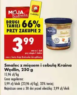 Biedronka Smalec z mięsem i cebulą Kraina Wędlin oferta