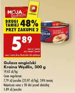 Biedronka Gulasz angielski Kraina Wędlin oferta