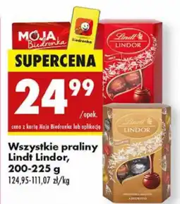 Biedronka Praliny Lindt Lindor oferta