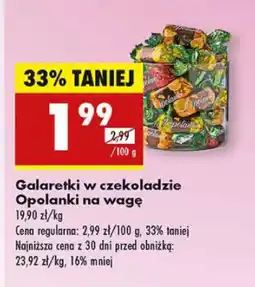 Biedronka Galaretki w czekoladzie Opolanki na wagę oferta