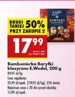 Biedronka Bombonierka Barylki klasyczne E.Wedel oferta