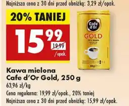 Biedronka Kawa mielona Cafe d'Or Gold oferta