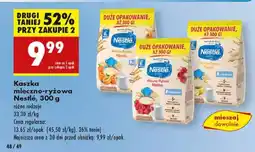Biedronka Kaszka mleczno-ryżowa Nestle oferta