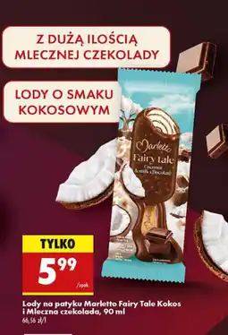 Biedronka Lody Marletto Fairy Tale Kokos i Mleczna czekolada oferta
