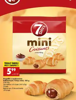 Biedronka Rogaliki 7 Days mini z nadzieniem kakaowym oferta