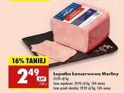 Biedronka Łopatka konserwowa Morliny oferta