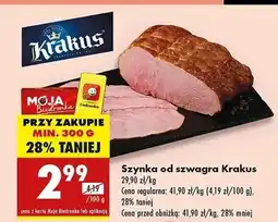 Biedronka Szynka od szwagra Krakus oferta
