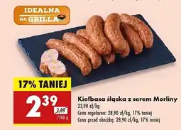 Biedronka Kiełbasa śląska z serem Morliny oferta