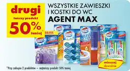 Biedronka Zawieszki i kostki do WC Agent Max oferta