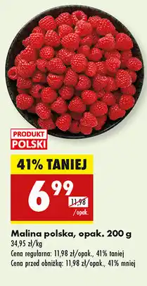 Biedronka Maliny 200g oferta