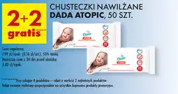 Biedronka Chusteczki nawilżane Dada Atopic 50 szt oferta