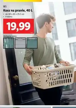Lidl Kosz na pranie, 40 L oferta