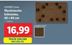 Lidl LIVARNO home Wycieraczka kokosowa, 40 × 60 cm oferta