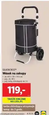 Lidl SILVERCREST Wózek na zakupy oferta