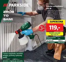 Lidl PARKSIDE Pistolet natryskowy, 450 W oferta
