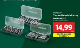 Lidl PARKSIDE Zestaw bitów lub kluczy nasadowych oferta