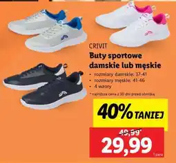Lidl Buty sportowe damskie lub męskie oferta