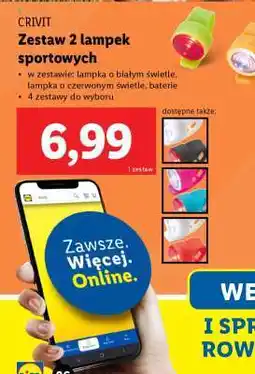 Lidl Zestaw 2 lampek sportowych oferta