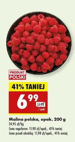 Biedronka Malina polska, opak. 200 g oferta