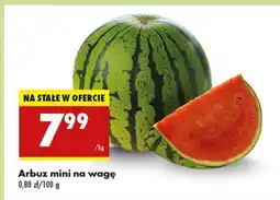 Biedronka Arbuz mini na wage oferta