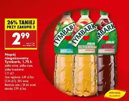 Biedronka Napój niegazowany Tymbark 1,75 l oferta