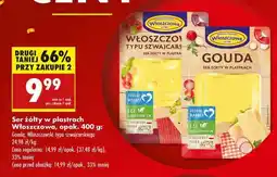 Biedronka Ser żółty w plastrach Włoszczowa, opak. 400 g oferta