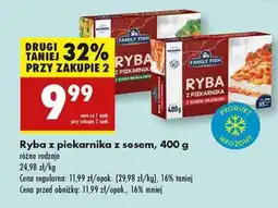 Biedronka Ryba z piekarnika z sosem, 400 g oferta