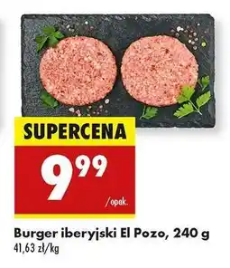 Biedronka Burger iberyjski El Pozo , 240 g oferta